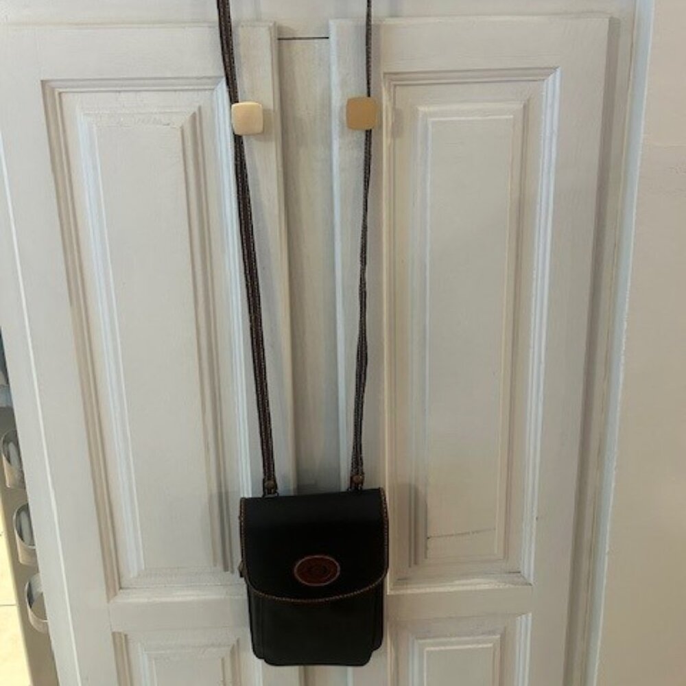 Black and Brown Wallet Crossbody